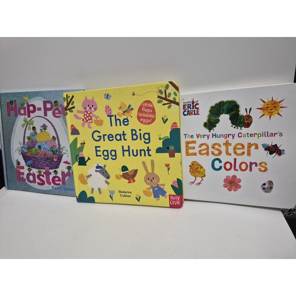 Lot of 3 Easter Bunny  Childrens  Books Hardcover Easter BunnyReading Brand New